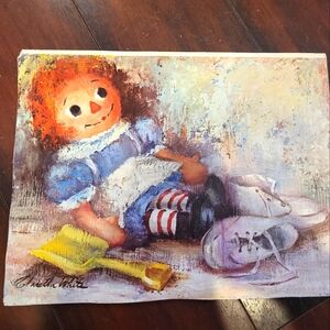 🔥Vntage Rag Doll Art Print